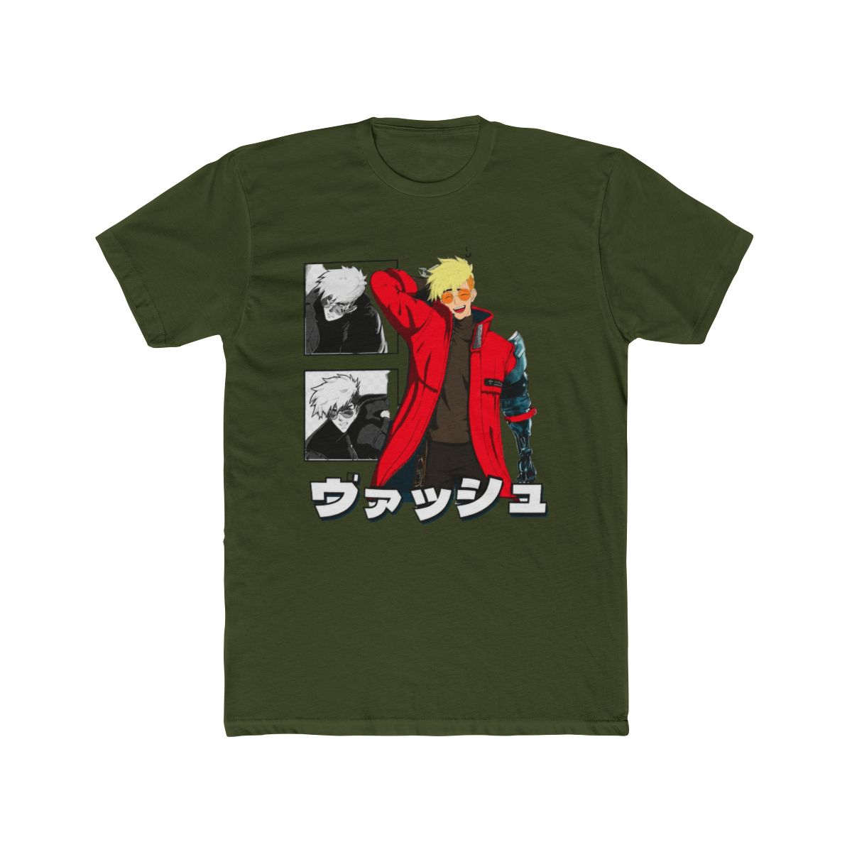 Trigun Stampede Vash the Stampede Multi-Portrait T Shirt - alternate angle 4, merchandise