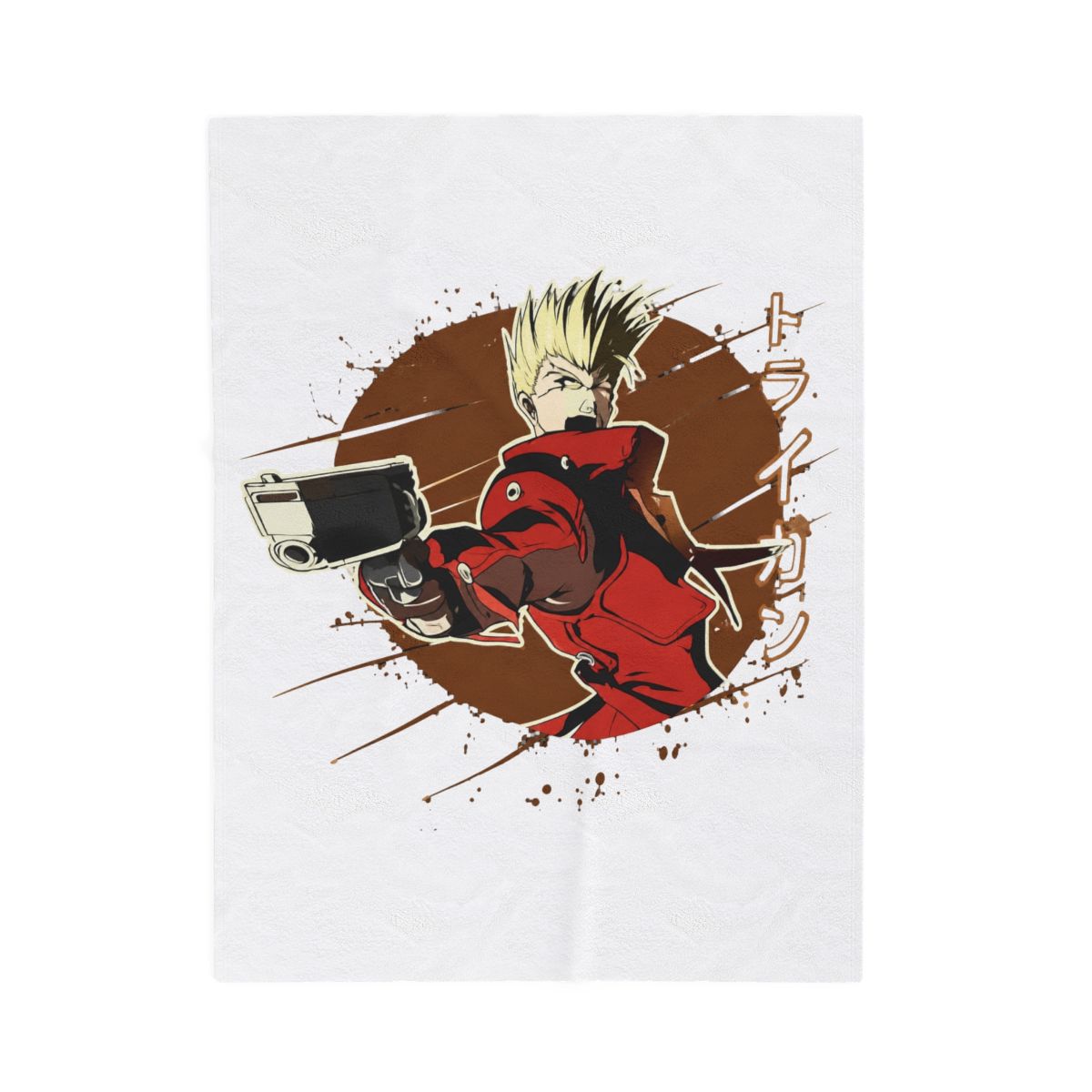 Trigun Stampede Retro Style Throw Blanket