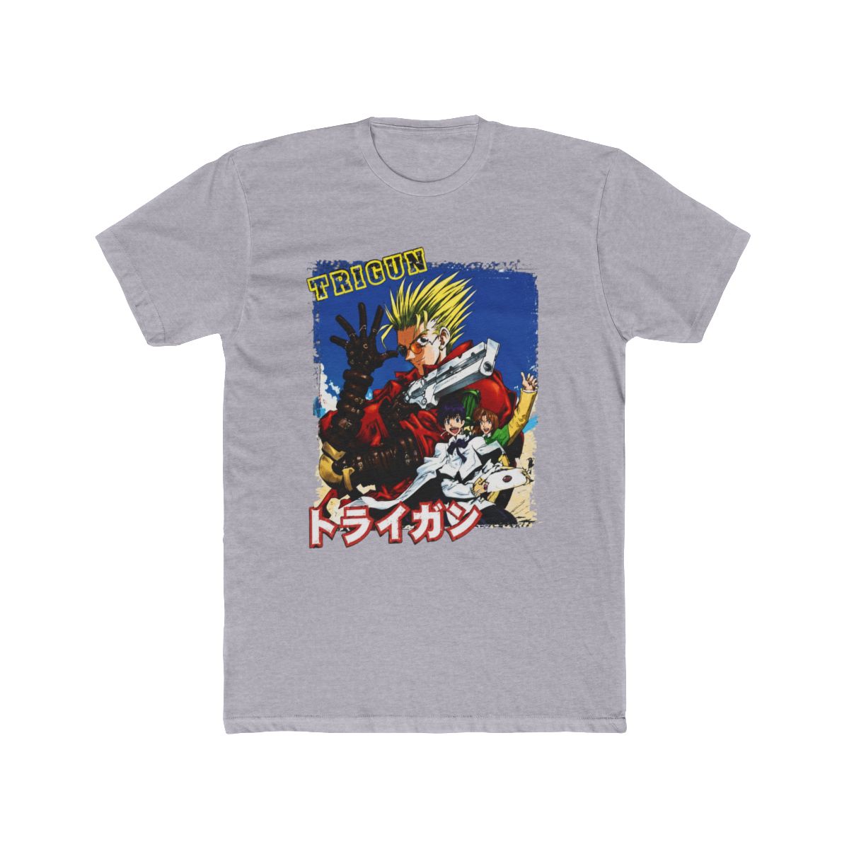 Trigun Anime Trigun, Meryl, and Milly Group T Shirt, Black, Small
